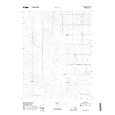 2018 Map of Harris Draw East, 2018 Print