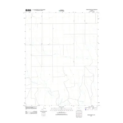 2012 Map of Harris Draw NE, 2012 Print