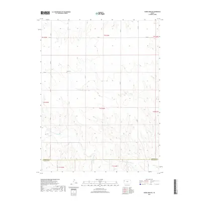 2018 Map of Harris Draw NE, 2018 Print