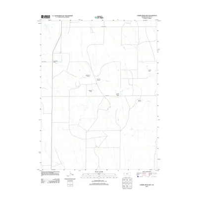 2012 Map of Harris Draw West, 2012 Print