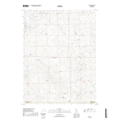 2018 Map of Harris, 2018 Print