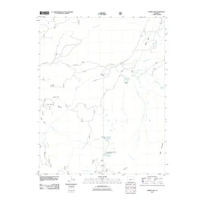 2011 Map of Harris Lake, 2011 Print