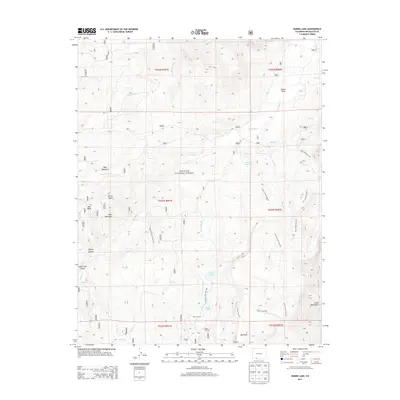 2013 Map of Harris Lake, 2013 Print