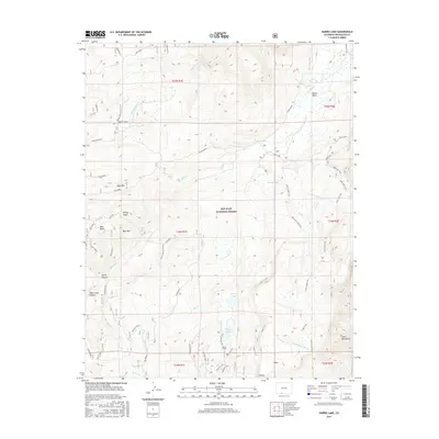 2016 Map of Harris Lake, 2016 Print
