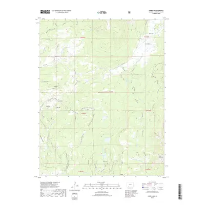 2019 Map of Harris Lake, 2019 Print
