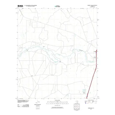 2010 Map of Harris Lake, 2010 Print