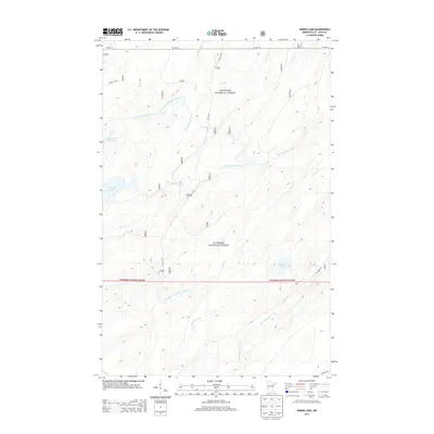 2013 Map of Harris Lake, 2013 Print