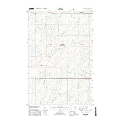2016 Map of Harris Lake, 2016 Print