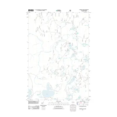 2011 Map of Harris Lake, 2011 Print