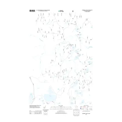 2013 Map of Harris Lake, 2013 Print