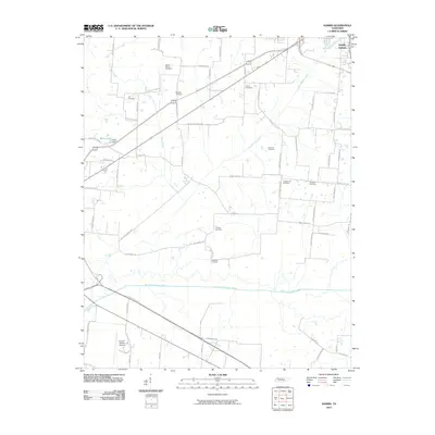 2010 Map of Harris, 2010 Print