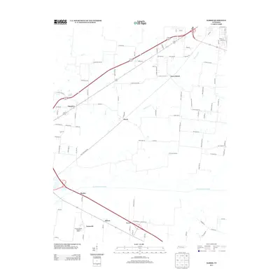 2013 Map of Harris, 2013 Print