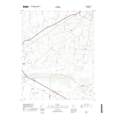 2019 Map of Harris, 2019 Print