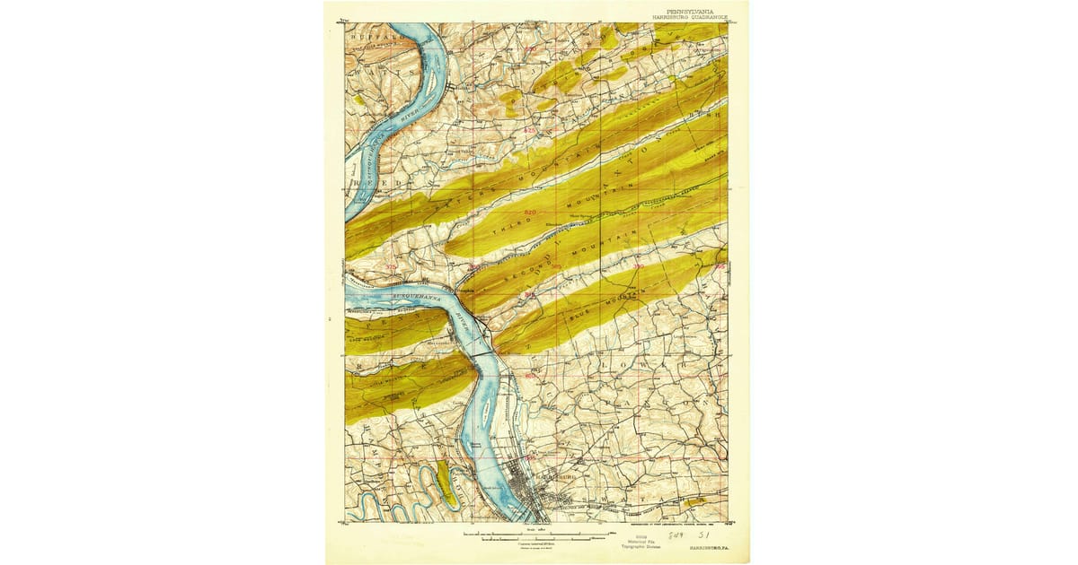 1920s Maps of Dauphin PA Pastmaps - Harrisburg Dauphin County Pa Usgs Topo 1924 Og 1200x630 