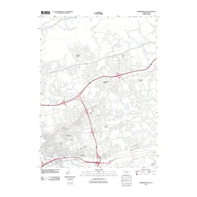 2010 Map of Harrisburg East, 2010 Print