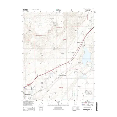 2014 Map of Harrisburg Junction, 2014 Print