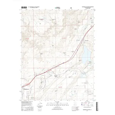 2017 Map of Harrisburg Junction, 2017 Print