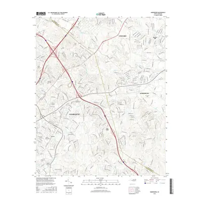 2016 Map of Harrisburg, 2016 Print