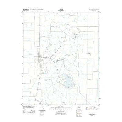 2011 Map of Harrisburg, 2011 Print