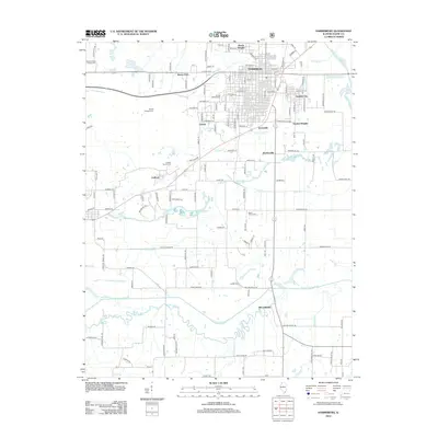 2012 Map of Harrisburg, 2012 Print