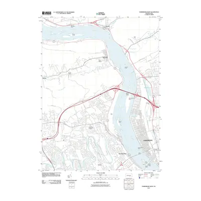 2010 Map of Harrisburg West, 2010 Print