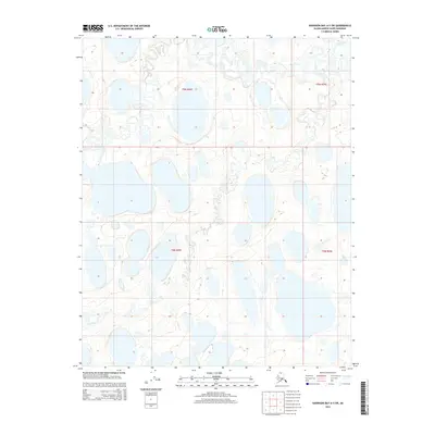 2015 Map of Harrison Bay A-5 SW, 2015 Print