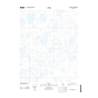 2013 Map of Harrison Bay B-3 SW, 2013 Print