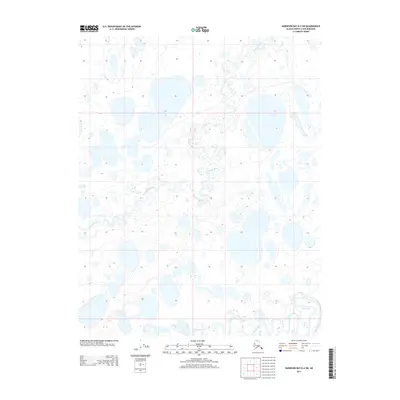 2013 Map of Harrison Bay B-4 SW, 2013 Print