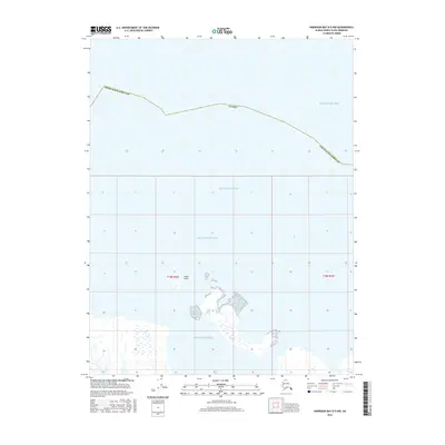 2016 Map of Harrison Bay D-5 NW, 2016 Print