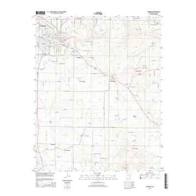 2014 Map of Harrison, 2014 Print