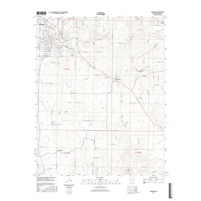 2017 Map of Harrison, 2017 Print