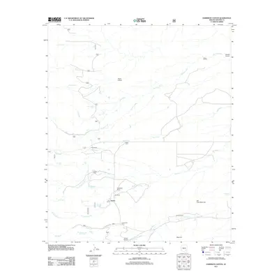 2011 Map of Harrison Canyon, 2011 Print