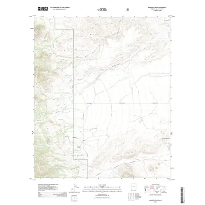 2026 Map of Harrison Canyon, 2026 Print