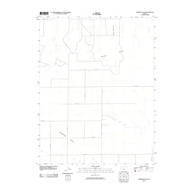 2009 Map of Harrison Flats, 2009 Print