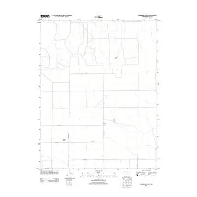 2012 Map of Harrison Flats, 2012 Print