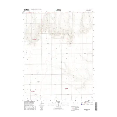 2015 Map of Harrison Flats, 2015 Print