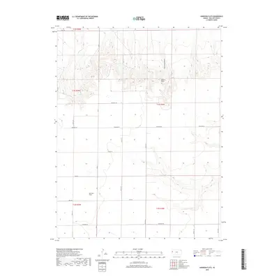 2018 Map of Harrison Flats, 2018 Print