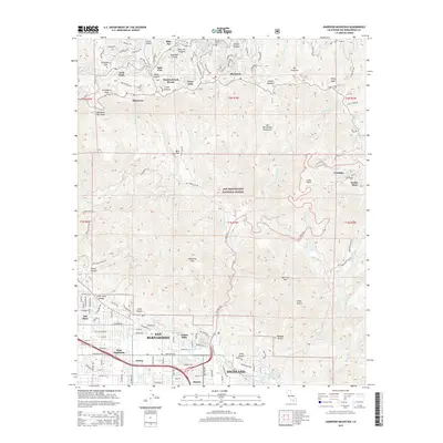 2015 Map of Harrison Mountain, 2015 Print