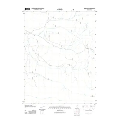 2012 Map of Harrison Pass, 2012 Print