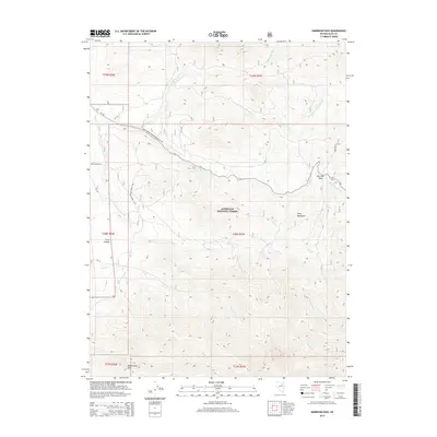 2014 Map of Harrison Pass, 2014 Print