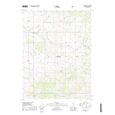 2018 Map of Harrison Pass, 2018 Print