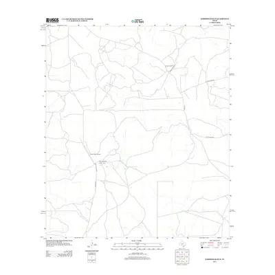 2012 Map of Harrison Ranch, 2012 Print