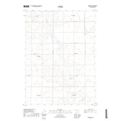 2017 Map of Harrison SW, 2017 Print