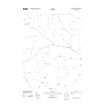 2013 Map of Harrison Valley, 2013 Print