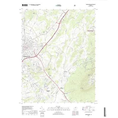 2019 Map of Harrisonburg, 2019 Print