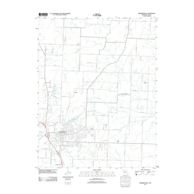2011 Map of Harrisonville, 2011 Print