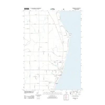 2012 Map of Harrisville, 2012 Print