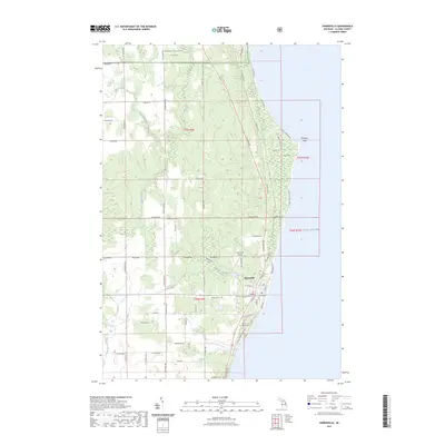 2023 Map of Harrisville, 2023 Print