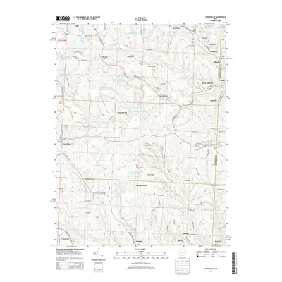2013 Map of Harrisville, 2013 Print