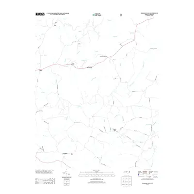 2013 Map of Harrisville, 2013 Print